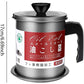 Oil Fryer Cookerwith Stainless Steel Fine Mesh With Lid Food Grade Iron Cooking Oil Filter Machine With Handle For Kitchen..